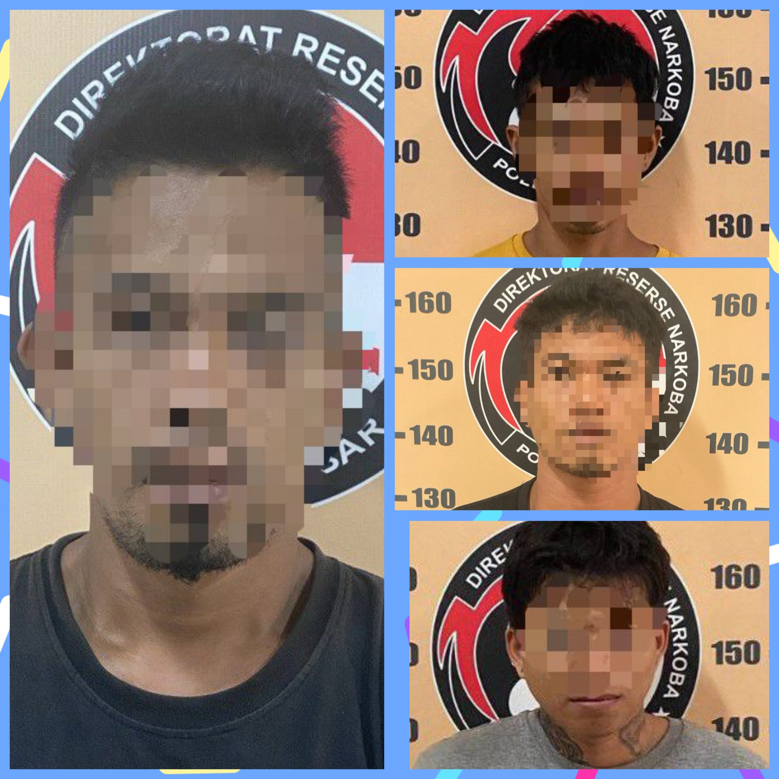Ditnarkoba Ungkap Jaringan Narkoba di Mamuju: Empat Tersangka Ditangkap, Satu Buron