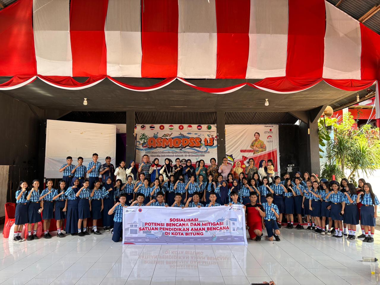 Cegah Risiko Bencana, Pertamina Patra Niaga Sulawesi Sosialisasikan Mitigasi di Sekolah-sekolah Bitung