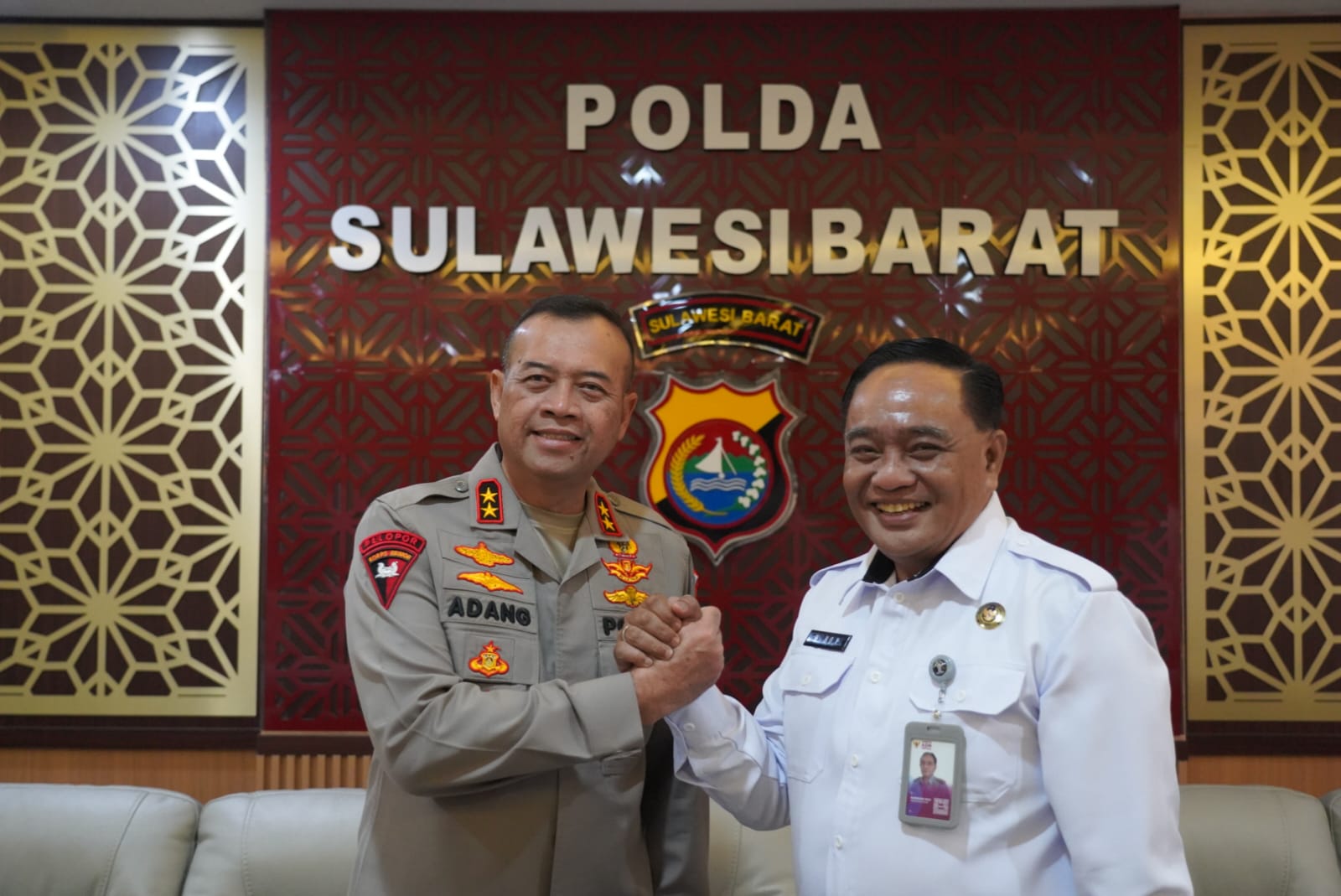 Perkuat Sinergi, Kapolda Sulbar dan Ditjen Kanwil Pemasyarakatan Sulbar Bahas Penguatan Keamanan