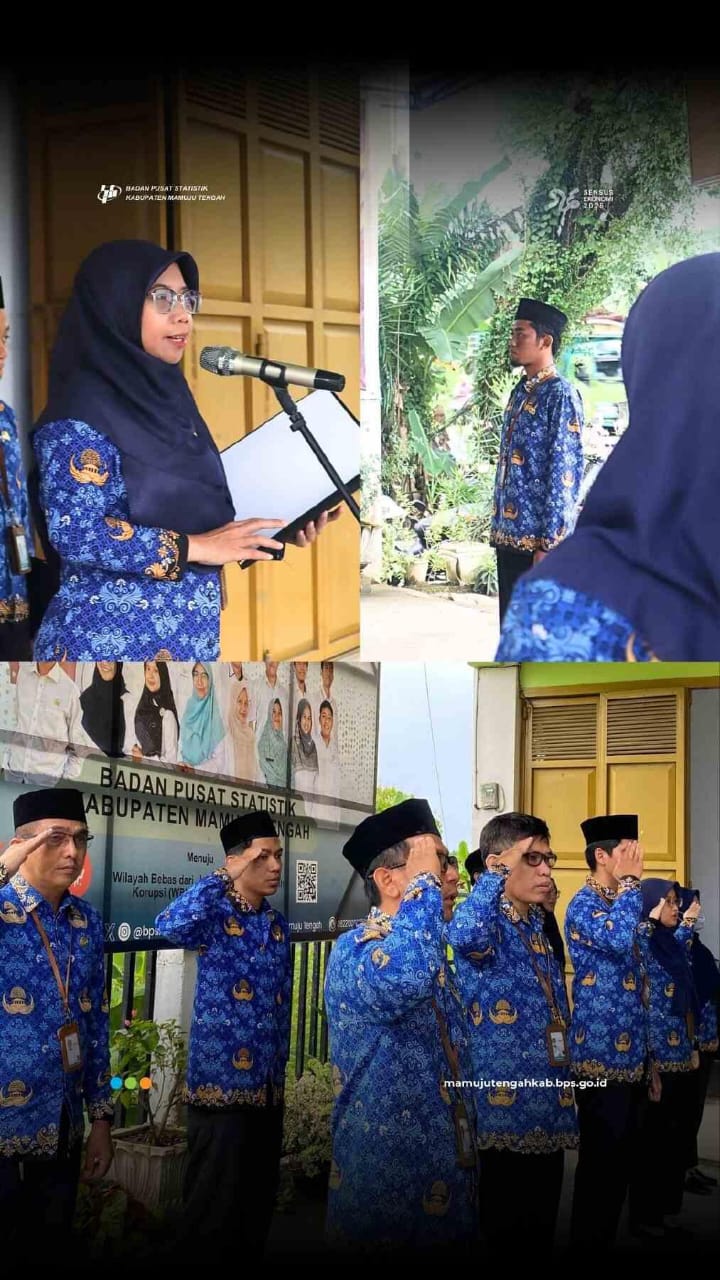 BPS Kabupaten Mamuju Tengah Gelar Apel Bulan Februari 2025