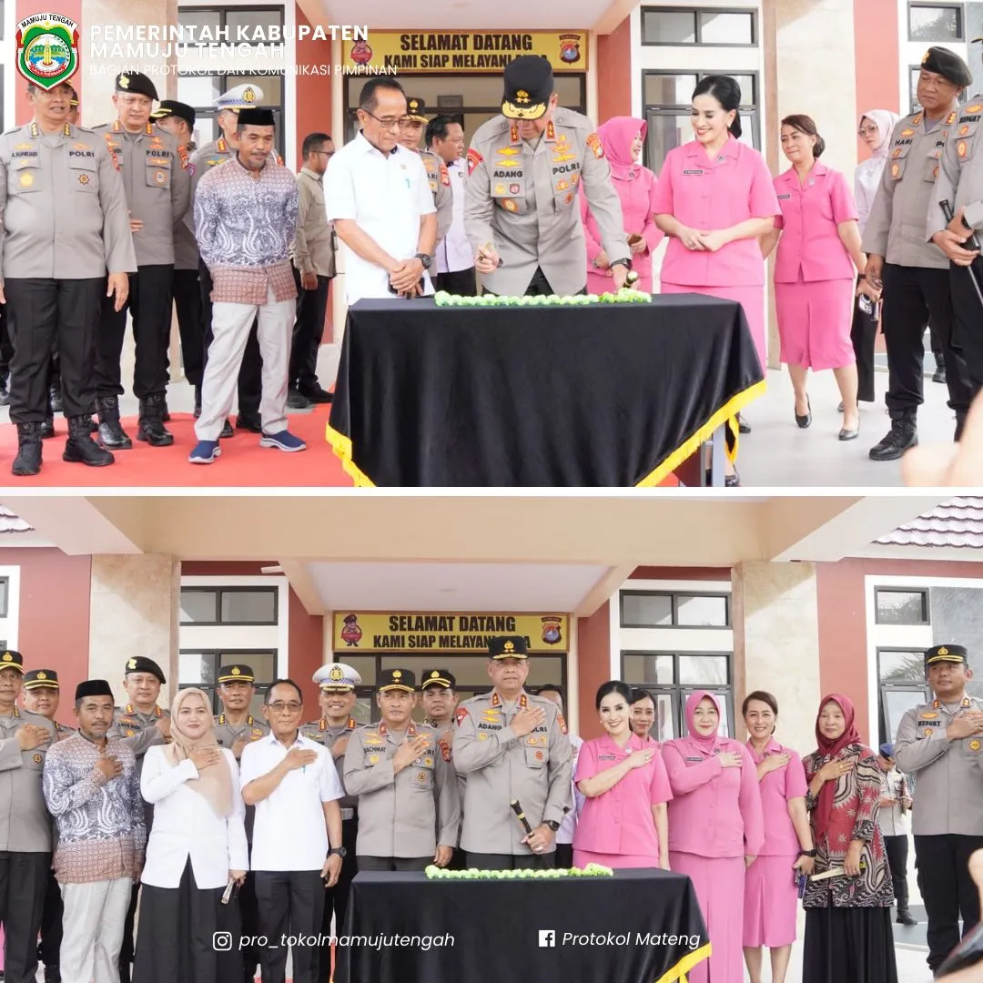 Peresmian Polsek Budong-Budong Polres Kabupten Mamuju Tengah