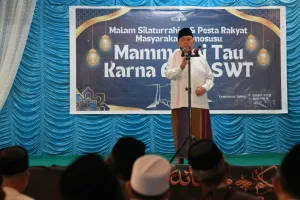Hadiri Halal bi Halal Lemo Susu, Wagub Sulbar, Salim S Mengga Sampaikan Beberapa Hal