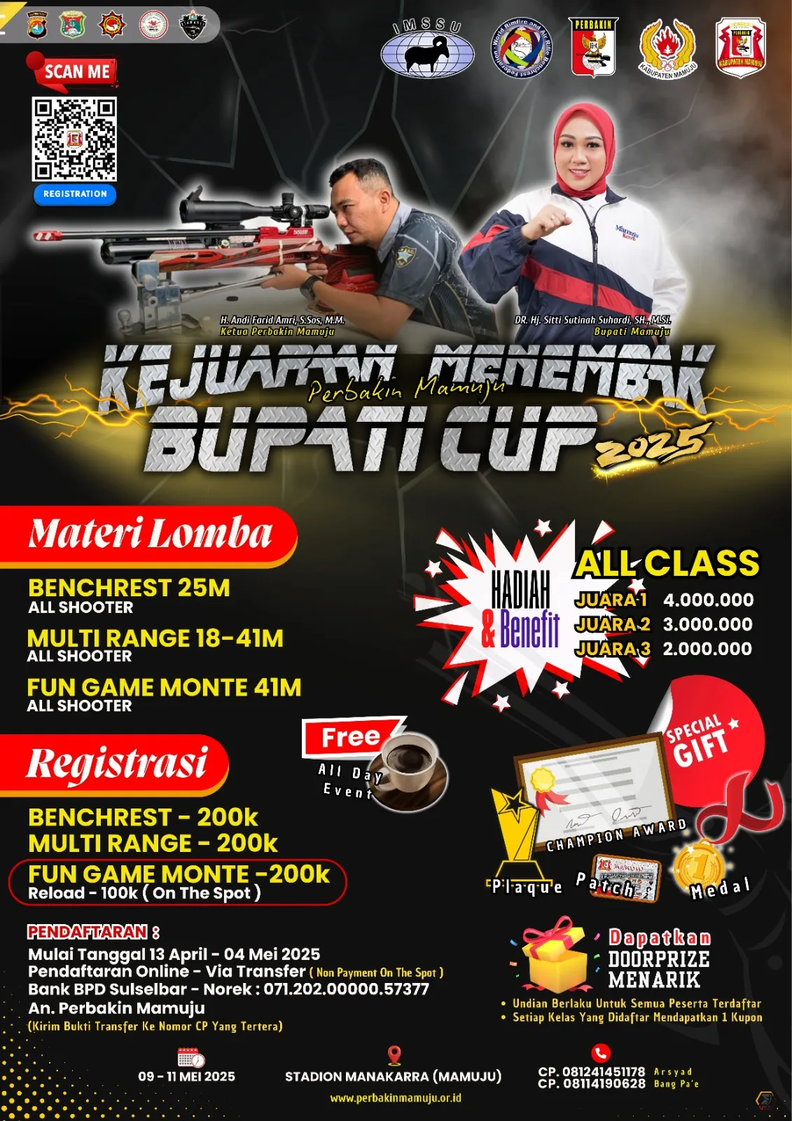 Ayook !! Kita Ramekan Turnamen Menembak Bupati Cup 2025 Yang Akan Di Gelar Di Bulan Mei