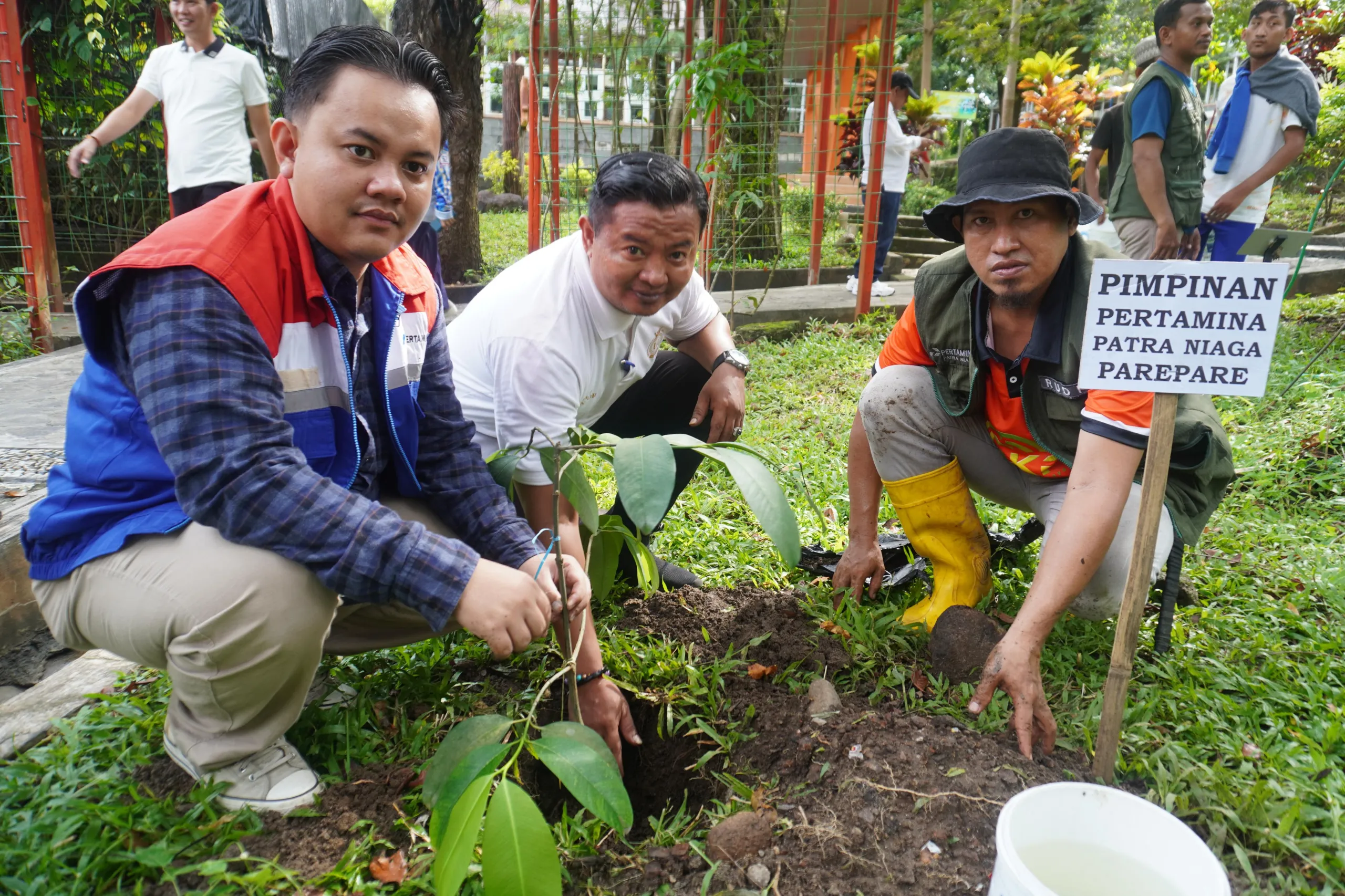 Pertamina Patra Niaga Regional Sulawesi Aksi Nyata Hari Bumi: Pertamina FT Parepare Tanam Pohon Endemik di Kebun Raya Jompie