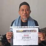 H. Muh. Tahang, Senior Menembak Dari Kabupaten  Pinrang Ikut Srta Berpartisipasi di Kejuaraan Bupati Cup I Perbakin  Mamuju