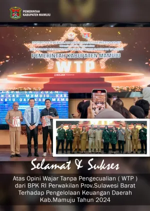 Pengelolaan Keuangan Pemkab Mamuju Kembali WTP