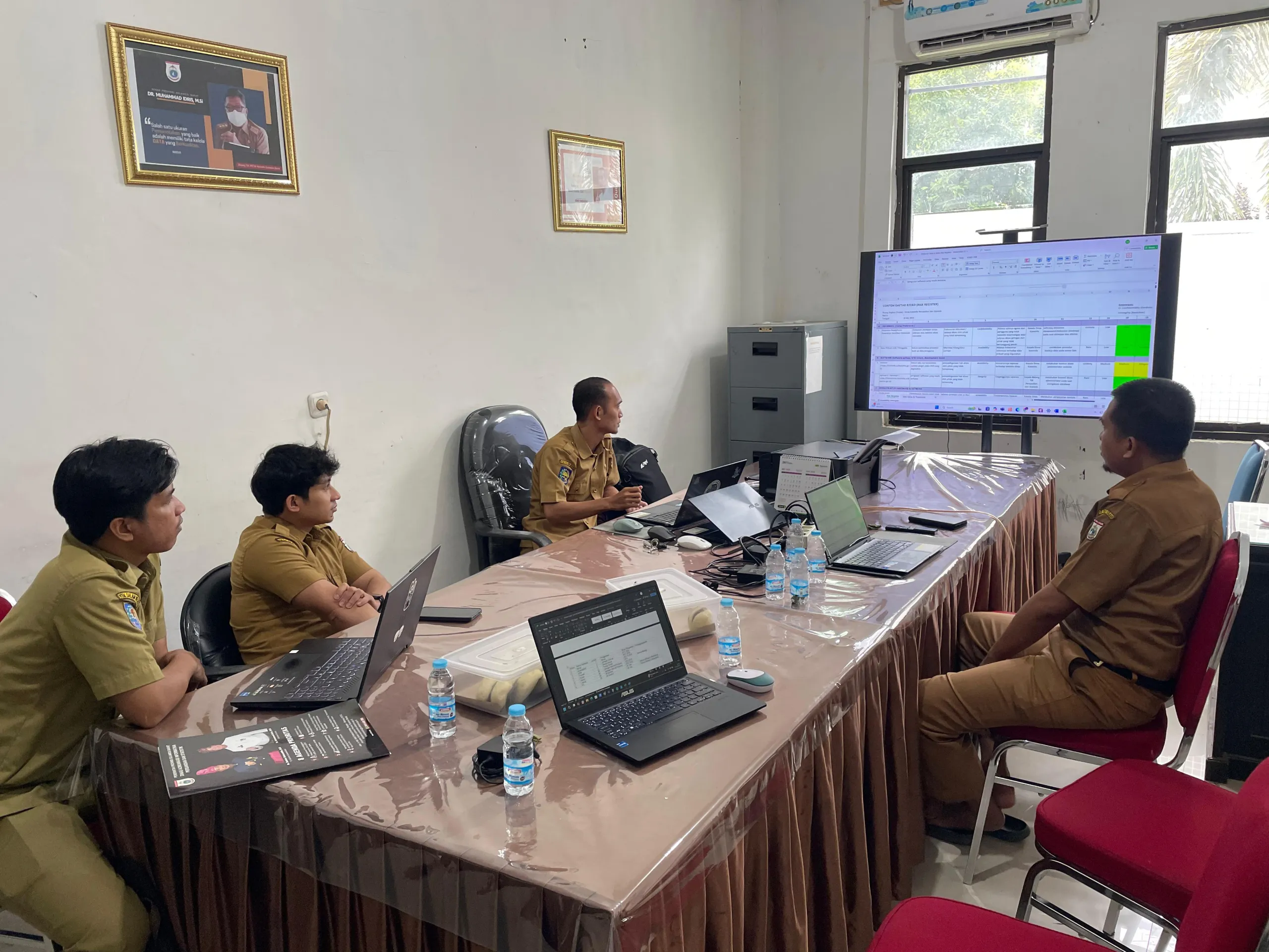 Perkuat Tata Kelola SPBE, Dinas Kominfo SP Sulbar Gelar Asesmen Keamanan Informasi
