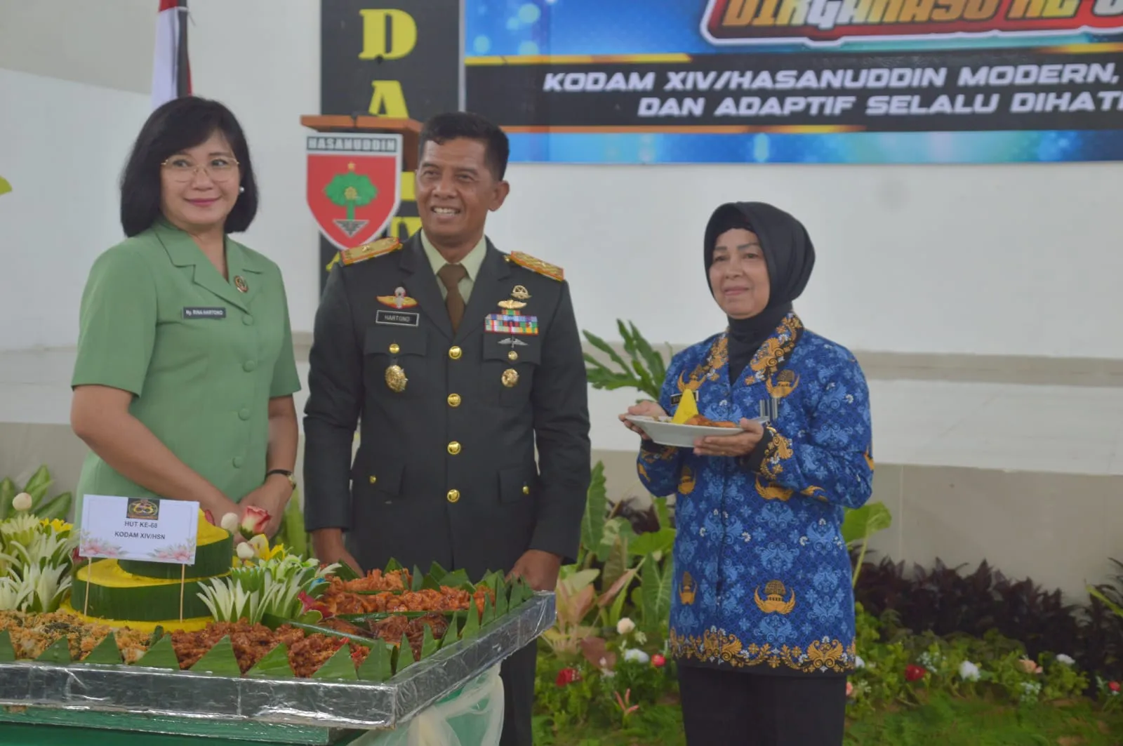 Korem 142/Tatag Gelar Syukuran HUT ke-68 Kodam XIV/Hasanuddin Tahun 2025