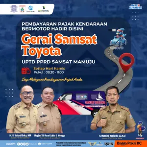 Bayar Pajak Kendaraan, BPKPD Sulbar Hadirkan Layanan Gerai Samsat Setiap Hari Kamis