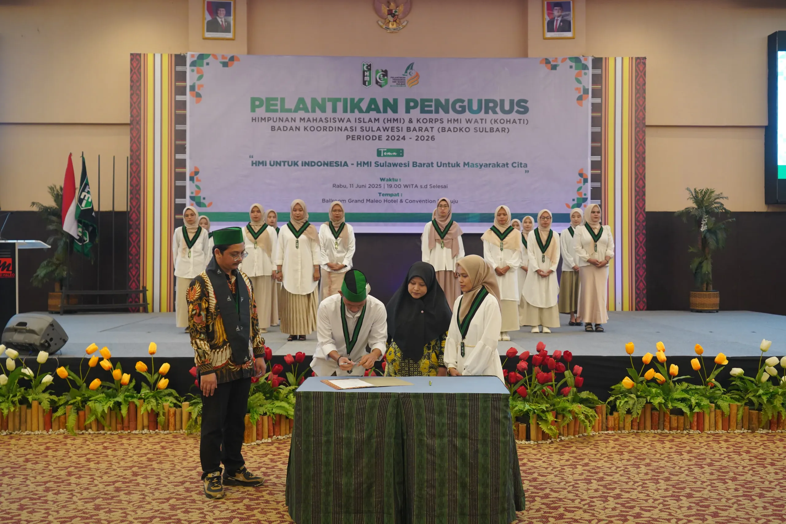 Pelantikan Badko HMI Sulbar Periode 2024-2026, Peristiwa Bersejarah Bagi HMI di Sulbar