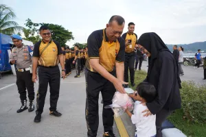 Semarak Hari Bhayangkara: Layanan Gratis Polda Sulbar Banjir Peminat di Car Free Day