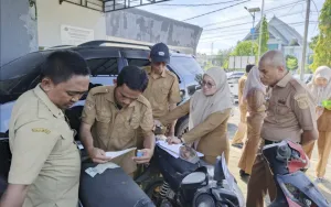 Inspektorat Lakukan Gelar Aset dalam rangka Pemeriksaan Fisik Kendaraan Dinas oleh BPKPD