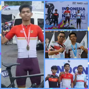 Harumkan Sulbar, Muhammad Yahya Usman Raih Emas di Kejurnas Balap Sepeda 2025 di Banyuwangi