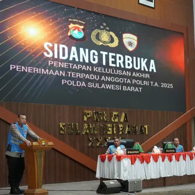 Polda Sulbar Resmi Umumkan Casis Lulus Seleksi Terpadu 2025: 4 Calon Perwira, 105 Bintara dan 12 Tamtama Siap Mengabdi