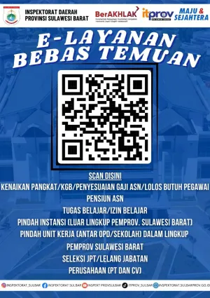 Inspektorat Sulbar Luncurkan Aplikasi E-Layanan Bebas Temuan untuk Kemudahan ASN