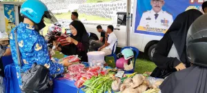 Rayakan HUT Mamuju ke-484, Pemprov Sulbar Gelar Pasar Murah yang Langsung Diserbu Warga