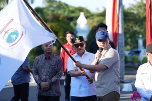 Gubernur Sulbar dan Menteri Transmigrasi RI Lepas Ekspor Kakao ke Jepang, Wujudkan Kesejahteraan Masyarakat