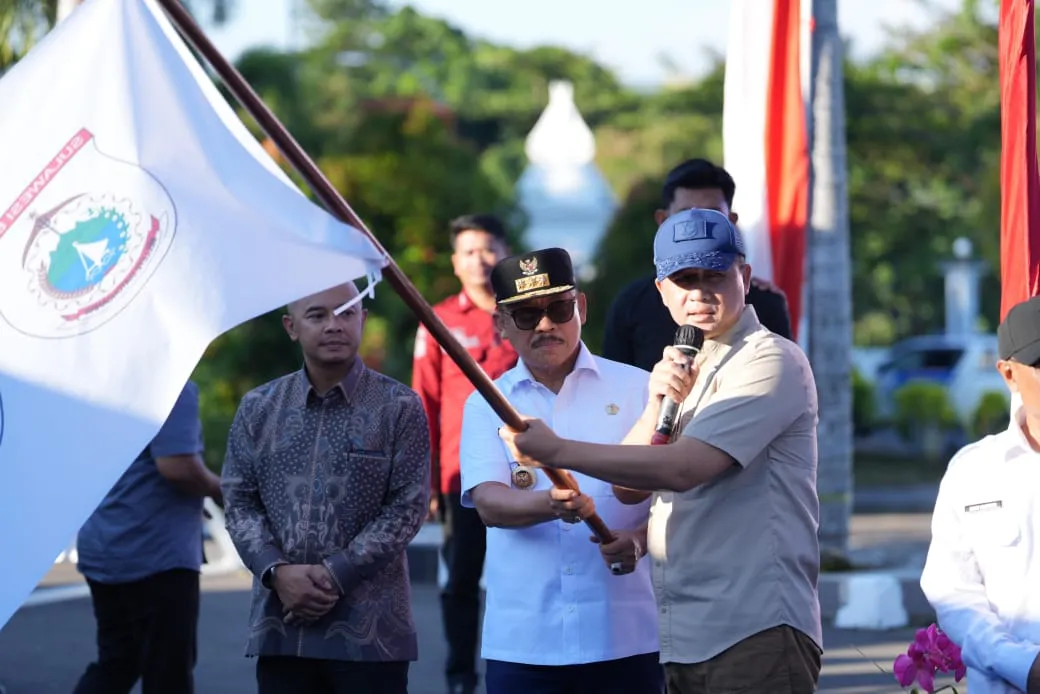 Gubernur Sulbar dan Menteri Transmigrasi RI Lepas Ekspor Kakao ke Jepang, Wujudkan Kesejahteraan Masyarakat