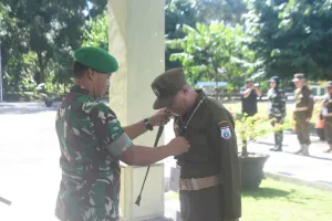 Danrem 142/Tatag Sambut Peserta Retreat Pemprov Sulbar di Makorem 142/Tatag