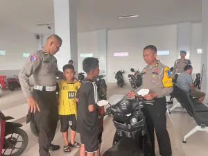 Operasi Patuh Marano Sasar Pengendara di Jalan Ahmad Kirang Mamuju