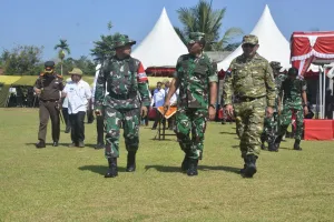 Danrem 142/Tatag Hadiri Upacara Pembukaan TMMD ke-125 TA 2025 di Wilayah Kodim 1418/Mamuju