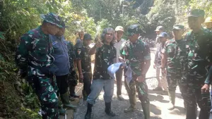 Danrem 142/Tatag Tinjau Langsung Lokasi Karya Bhakti di Desa Bulo, Polman