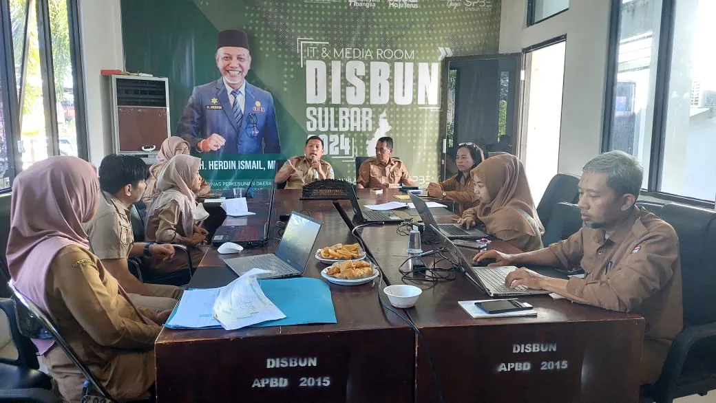 Percepat Pemenuhan Indikator SPBE, Faizal Thamrin Himbau Semua Jajaran Disbun Saling Berkolaborasi