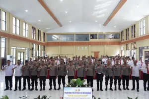 Wakapolda Sulbar Pimpin Latpra Ops Antik Marano 2025, Tekan Peredaran Narkoba di Sulawesi Barat