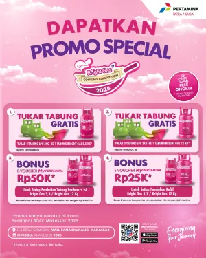Warga Makassar, Ayo Ramaikan Semifinal BGCC 2025 dan Nikmati Beragam Promo Menarik dari Bright Gas!