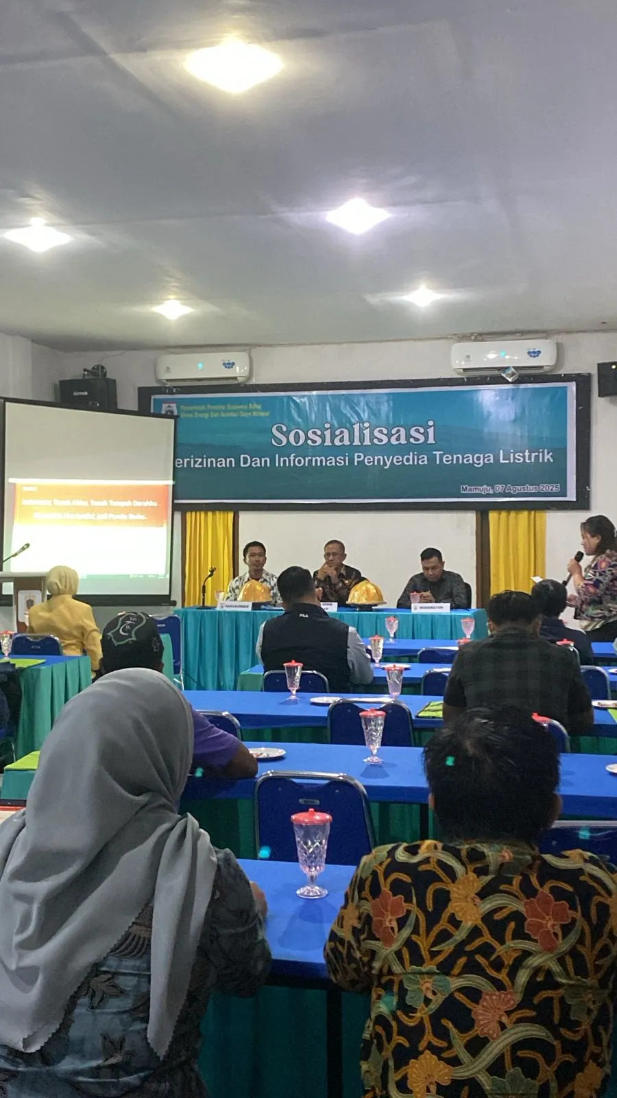 Dinas ESDM Sulbar Gelar Sosialisasi Perizinan Penyediaan Tenaga Listrik : Dorong Pelaku Usaha Patuhi Regulasi