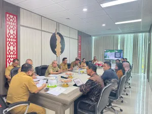 Inspektorat Sulbar Hadiri Entry Meeting Pemeriksaan BPK RI Terkait Lingkungan Hidup dan Pertambangan
