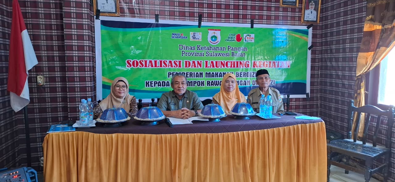 Lawan Kurang Gizi, Pemprov Sulbar Awali Program Berikan Makanan Bergizi di Campalagian