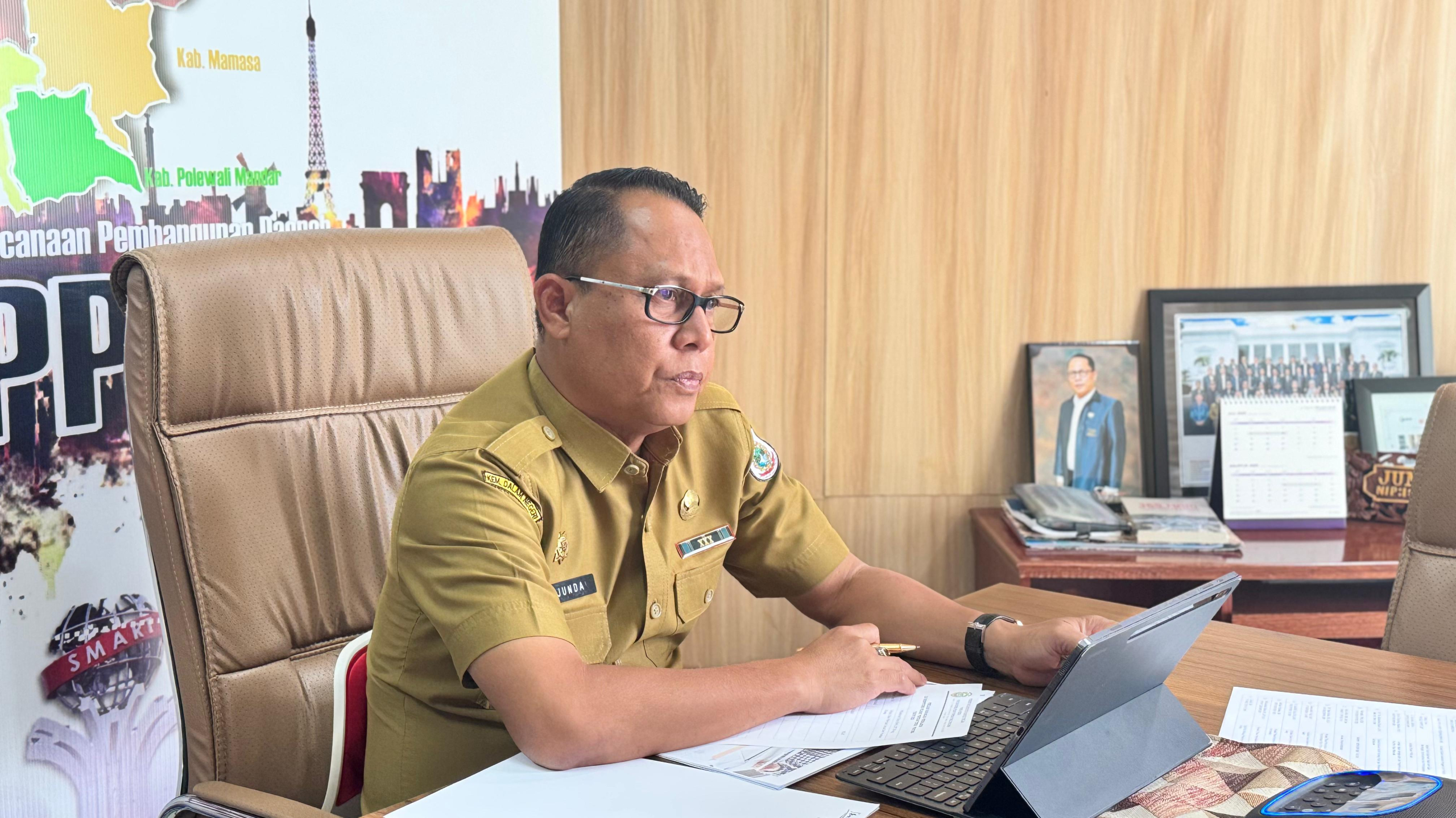 Bapperida Sulbar Tegaskan Dukungan Penuh Jaga Kondusivitas Daerah di Tengah Dinamika Nasional