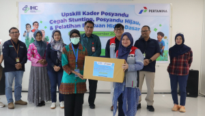 Pertamina Patra Niaga dan Pertamedika IHC Hadirkan Program CSR Posyandu Hijau, Pelatihan Bantuan Hidup Dasar dan Upskilling Kesehatan di Makassar