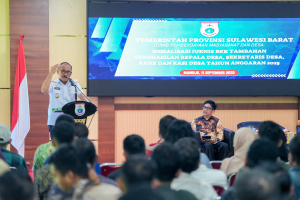 Gubernur Sulbar: Kepala Desa Harus Jadi Contoh, Jangan Foto Makan di Tempat Mewah