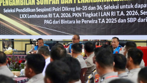 Seleksi Dikbang, Kapolda Sulbar Jamin Transparansi dan Kesempatan Setara untuk Semua Peserta