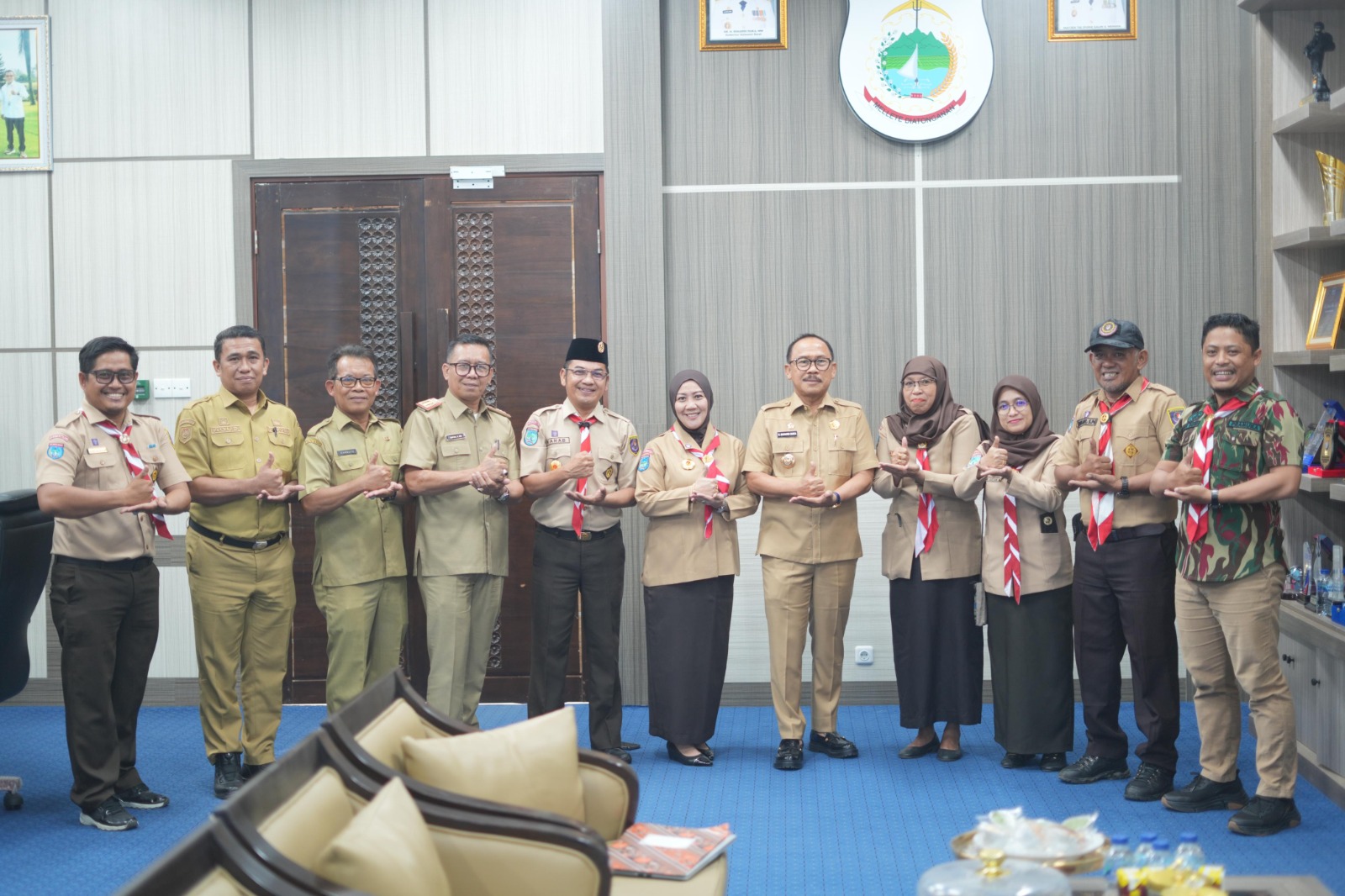 Ketua Kwarda Pramuka Sulbar Silaturahmi dengan Gubernur, Bahas Pelantikan dan Pembangunan Kantor