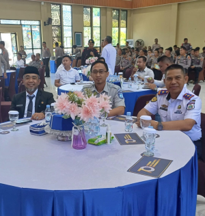 Kadishub Sulbar Hadiri HUT Lalu Lintas Bhayangkara ke-70 di Mapolda Sulbar