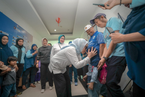Wujudkan Kantor Ramah Anak, Ketua TP PKK Harsinah Suhardi Resmikan Ruang Bermain di BKD Sulbar