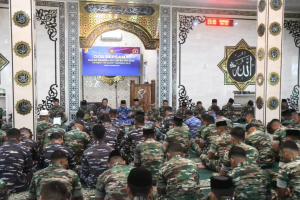 Doa Bersama Prajurit Korem 142/Tatag Sambut HUT ke-80 TNI