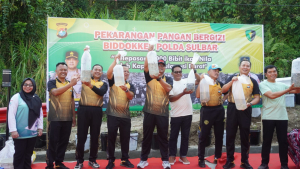 DKP Sulbar dan Polda Sulbar Kolaborasi Bangun Kemandirian Pangan dari Pekarangan