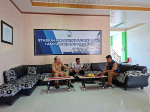 BPBD Sulbar Bersama BMKG Mamuju Perkuat Koordinasi Penguatan Data dan Informasi Kebencanaan