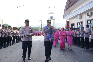 Kunjungan Kerja Kapolda Sulbar ke Polres Mateng: Evaluasi Mendalam dan Penguatan Kapasitas Operasional