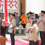 Resmi Dilantik, Suhardi Duka Pimpin Mabida dan Suraidah Ketua Kwarda Gerakan Pramuka Sulbar Periode 2025-2030
